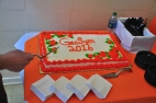 It wouldn't be GeoSym without a cake. An improvement on the Power-T one we had in 2014.